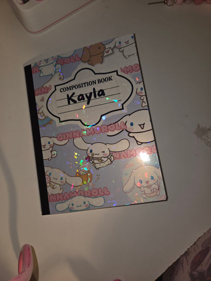 Custom composition notebooks