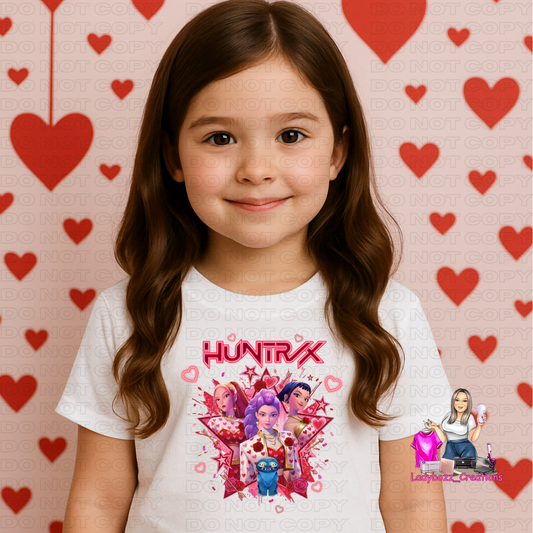 Huntrix Star/Kpop/Valentines/kids/tshirts