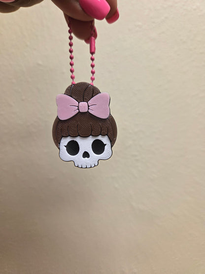 Messy Bun Skull Girl Libbey Cup/3D Can Opener