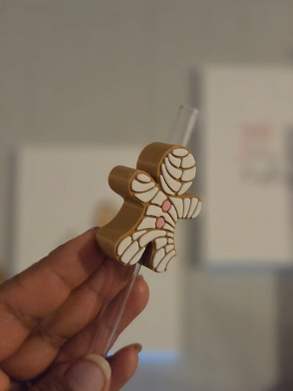 Gingerbread/STRAW TOPPER ONLY