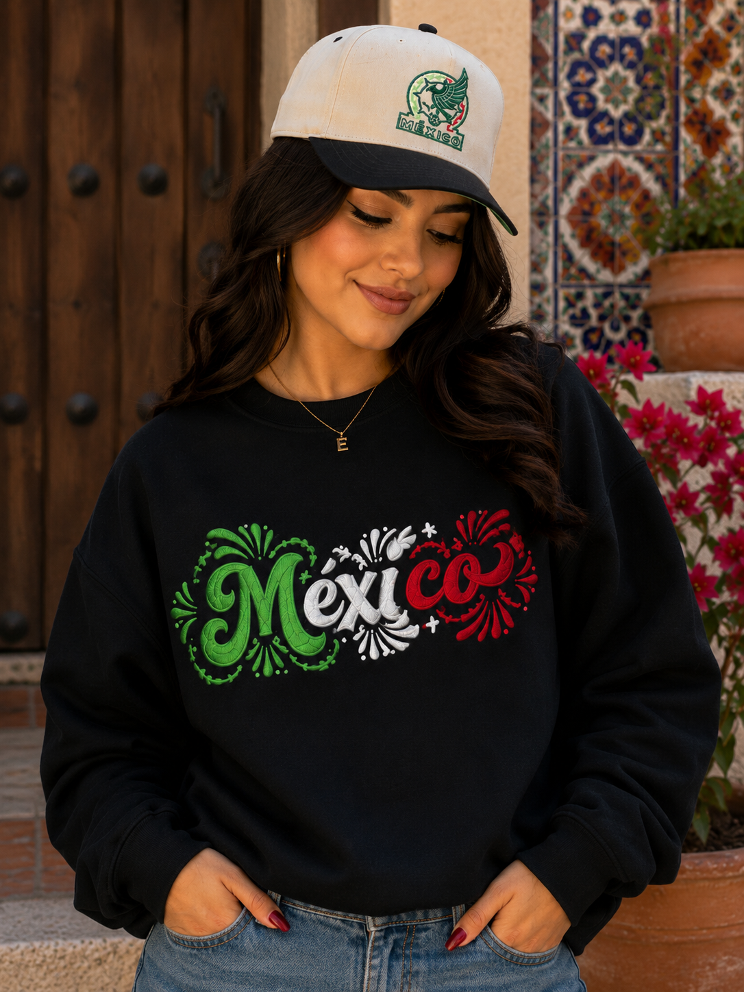 Mexico Embroidered Trucker Hat/Embroidery