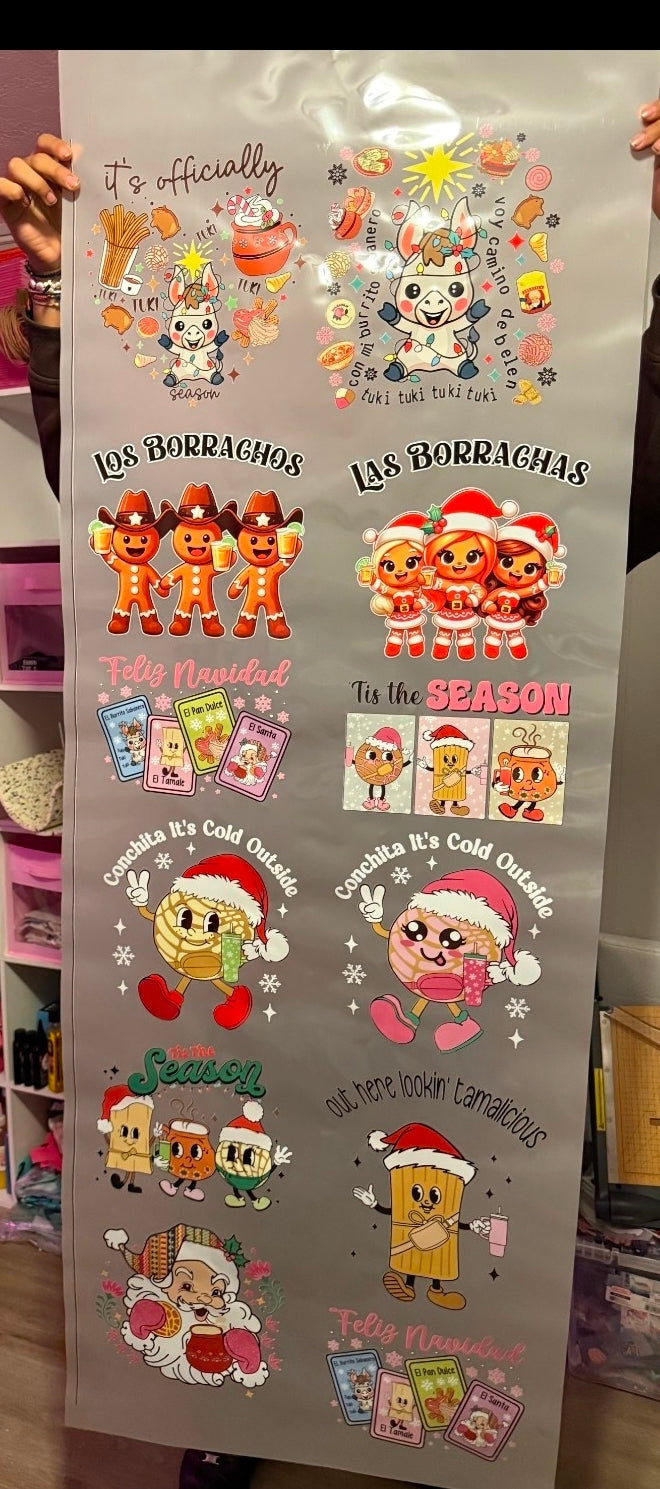 DTF Gansheet 5 different options