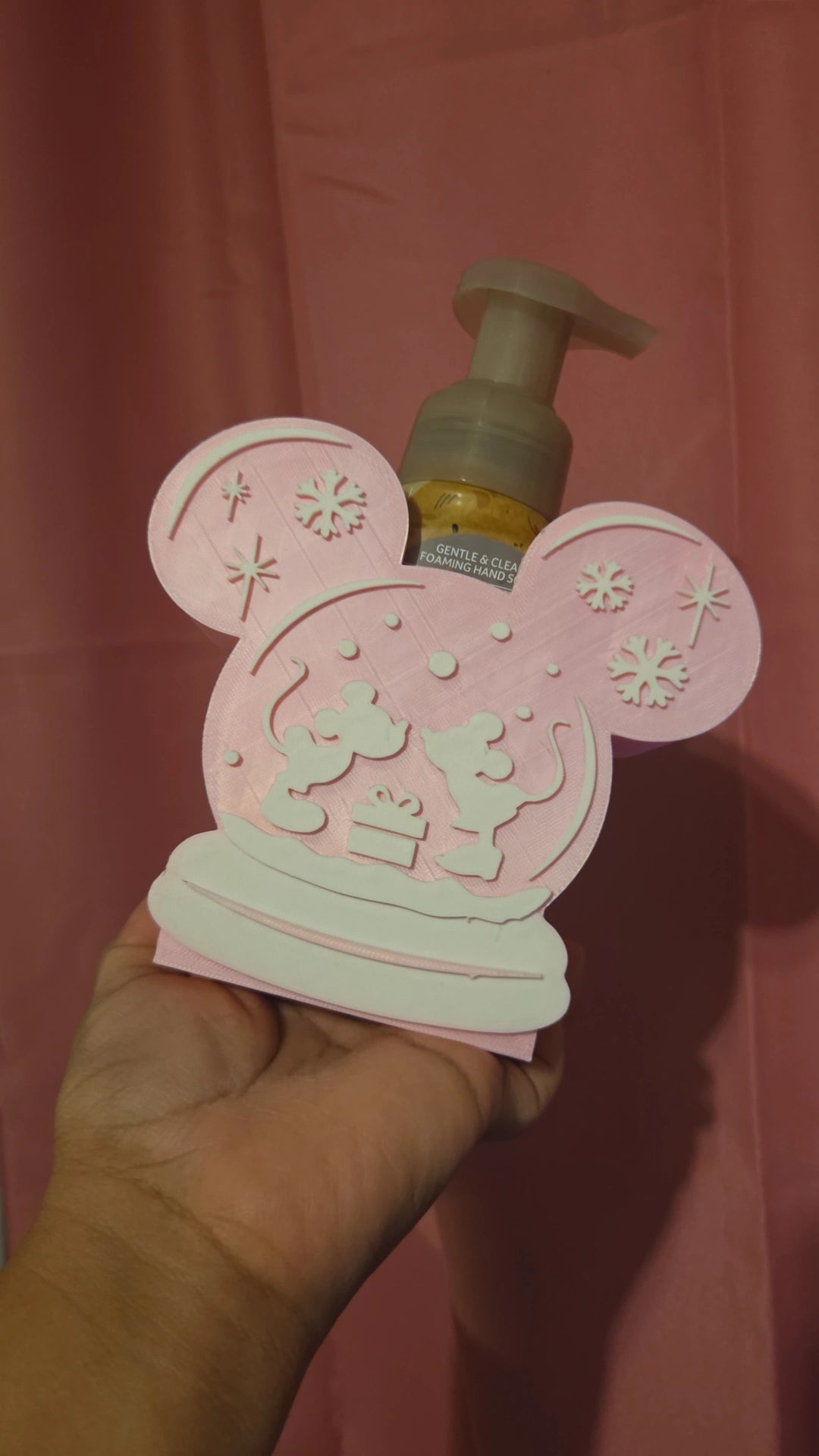 Mouse Soap Dispenser Holder/3D/Christmas