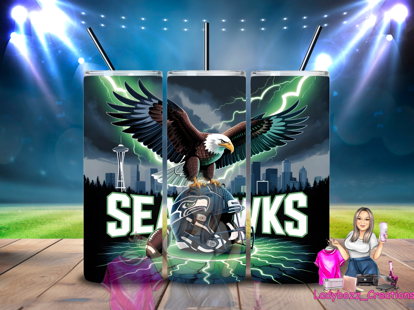 Seahawks/Football/NFL/ Tumbler/ or sublimation print