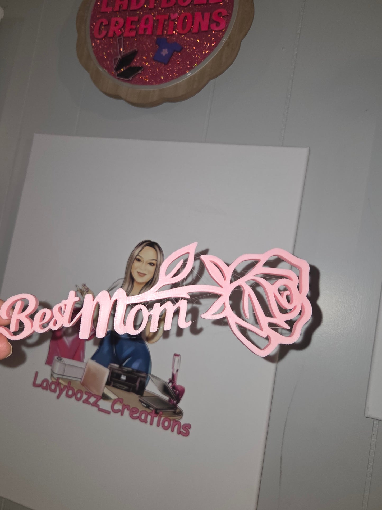 3D “Best Mom” Rose – Mother’s Day Gift