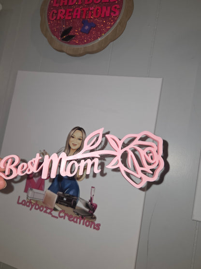 3D “Best Mom” Rose – Mother’s Day Gift