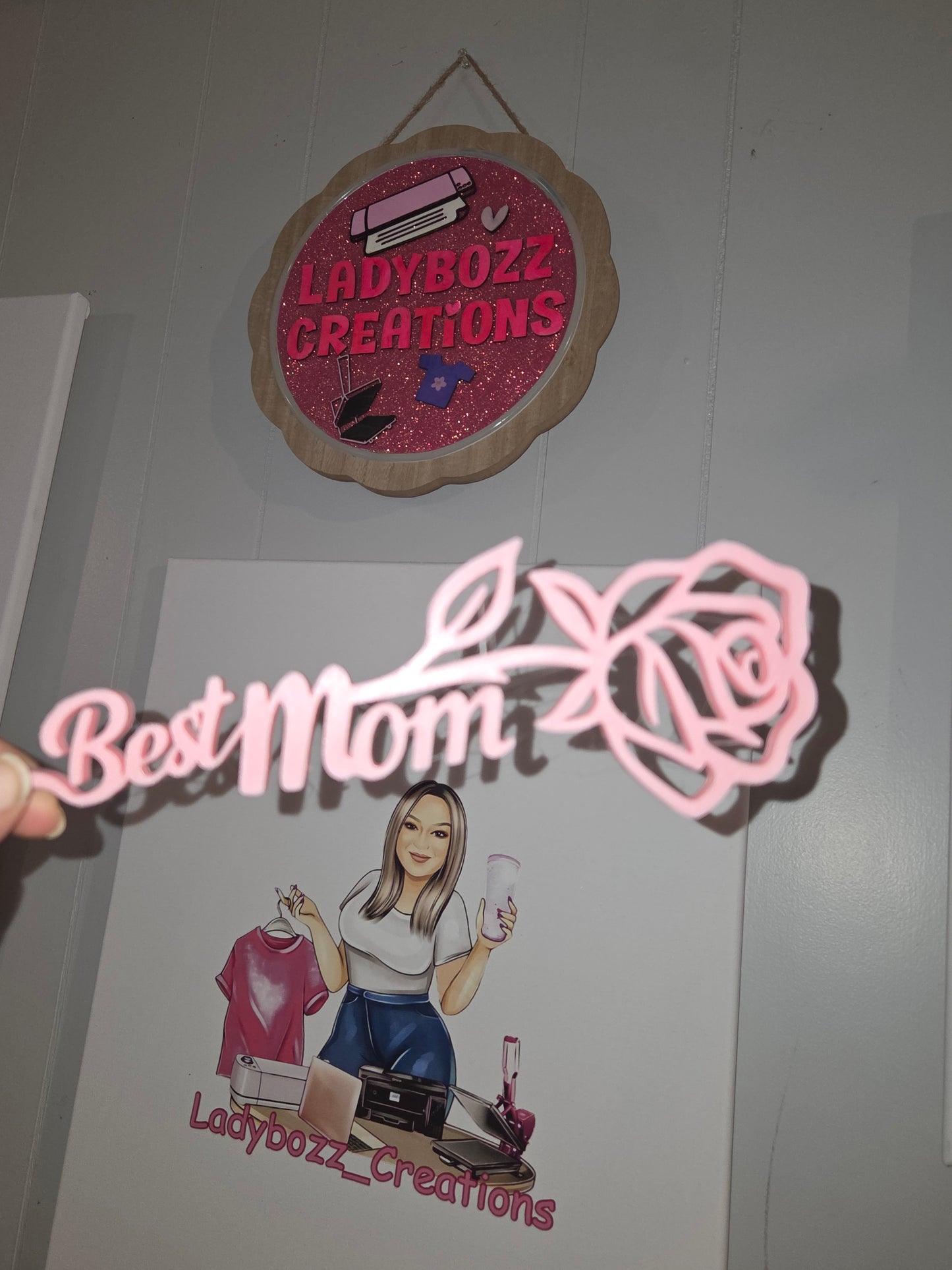 3D “Best Mom” Rose – Mother’s Day Gift