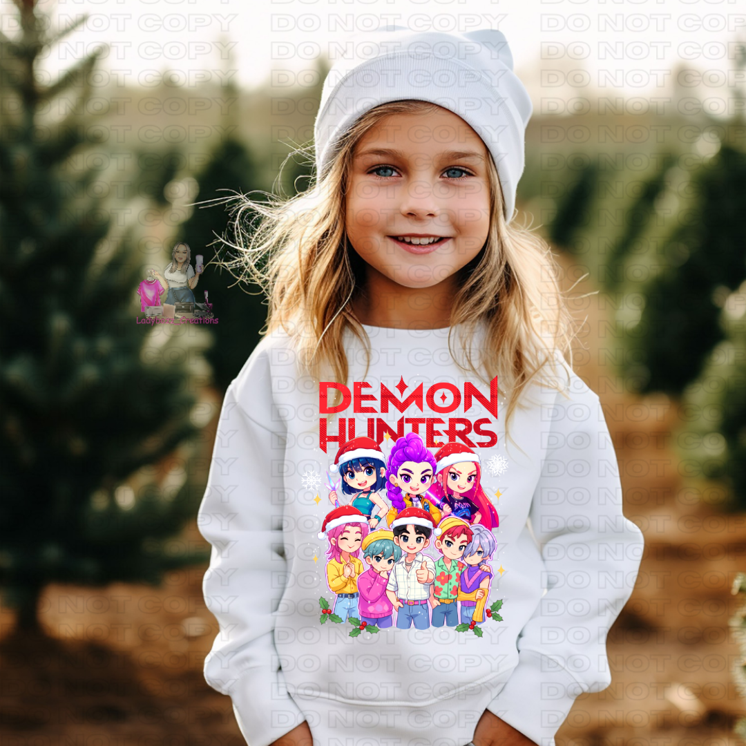 Huntrix Christmas/several options/kids/ tshirt or sweatshirt