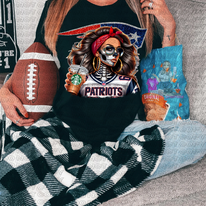 Skelly Football Girls/Every Team Available/Tshirt or Print Only