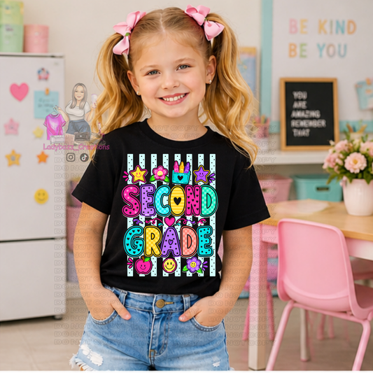 Back to School/Second Grade/School/kids/tshirts