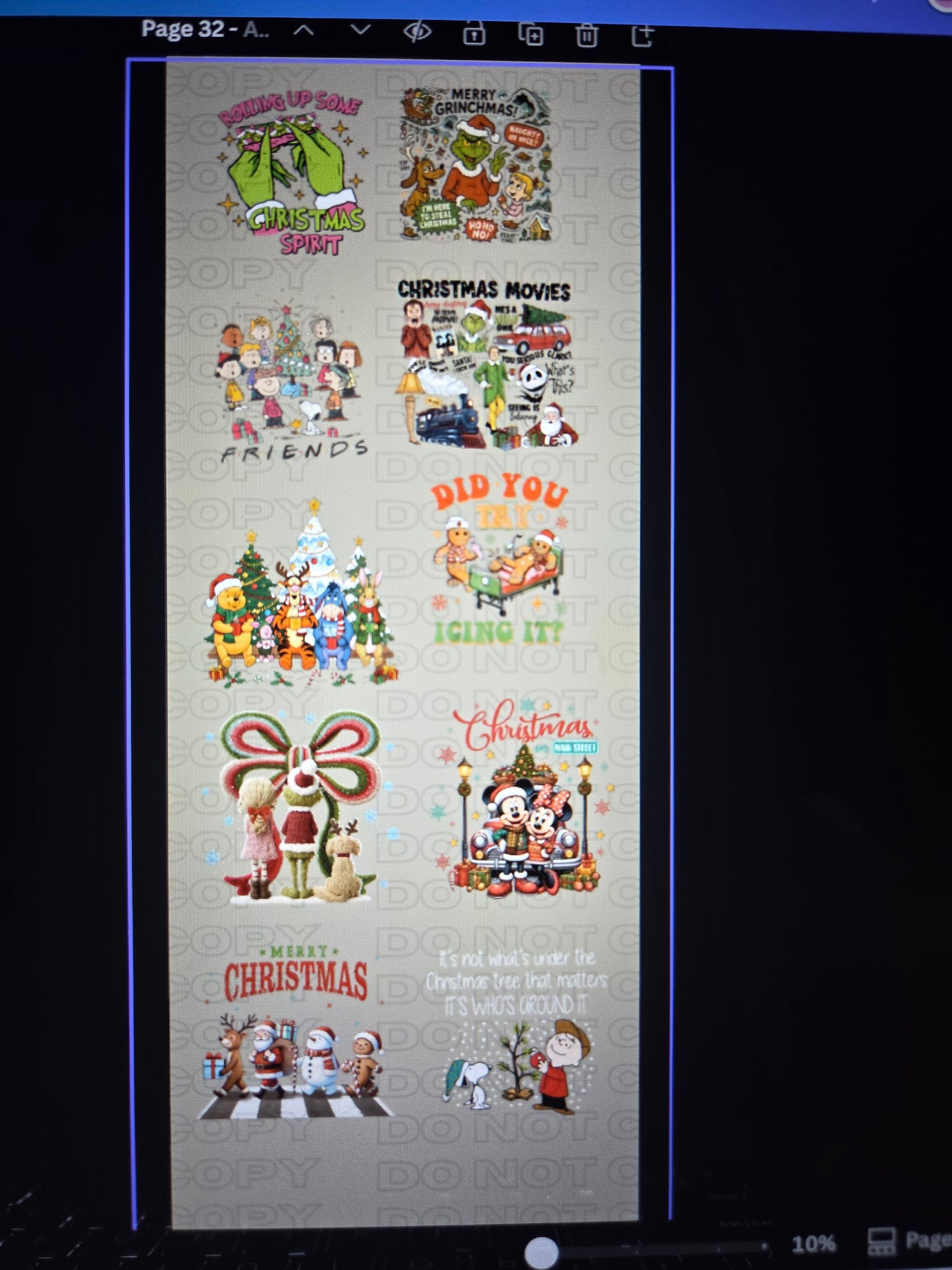 Christmas/Mixed Christmas/DTF Gangsheet/Premade