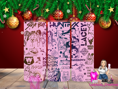 Huntrix Owala Dupes/ 24 oz Tumbler/ or sublimation print/several options