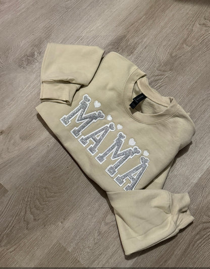 Mama Custom Embroidery Sweaters