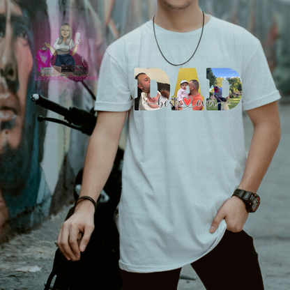 Dad Custom photo shirt/Tshirt or print only/