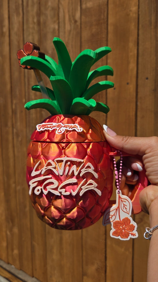 Karol G/Pineapple 3D Printed Koozie Gift Set/Tropicoqueta/3d