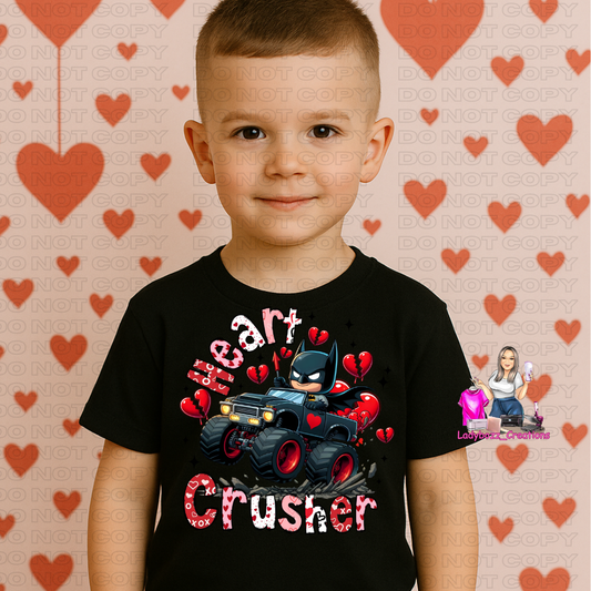 Heart Crusher Batman/Valentines/kids/tshirts