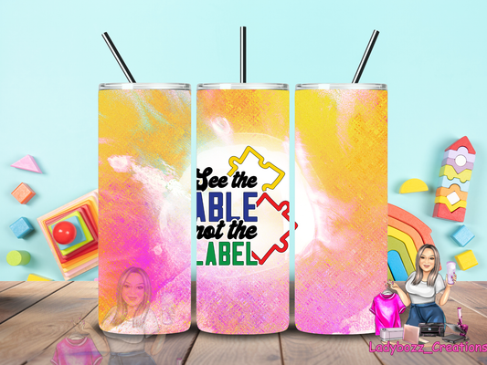 Autism Tumbler/ or sublimation print/several options