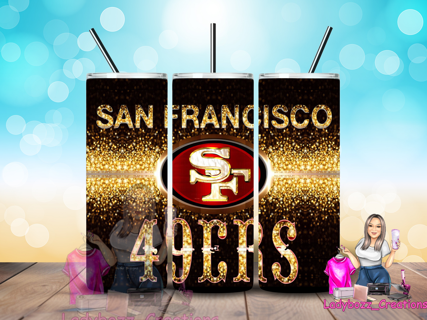 49ers/Football/NFL/ Tumbler/ or sublimation print