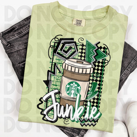 Junkie Coffee Cup/Tshirt or print only/