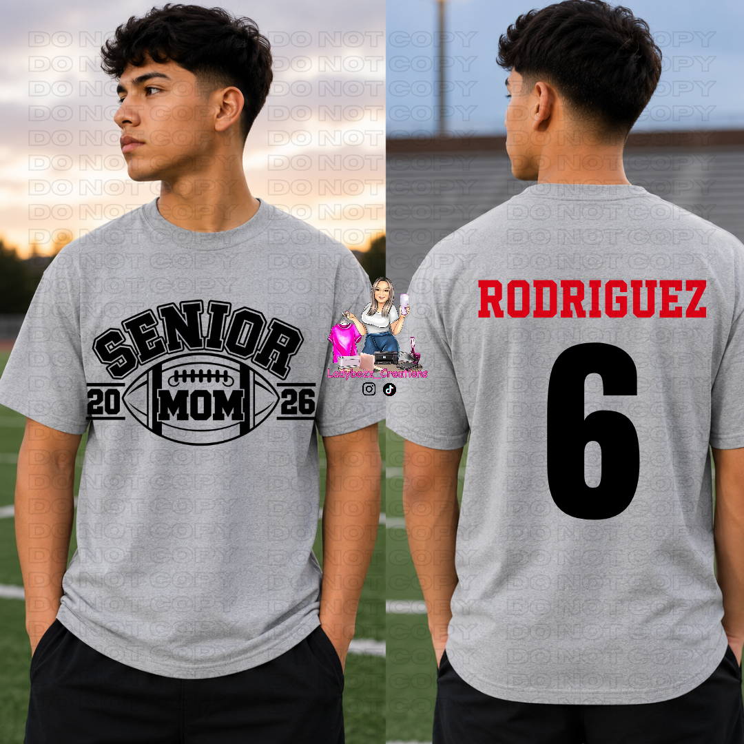 Senior Mom Football/Tshirt/School
