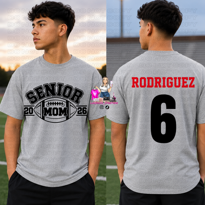Senior Mom Football/Tshirt/School