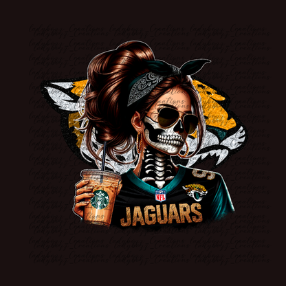 Skelly girl Football /Every Team Available/PRINT ONLY