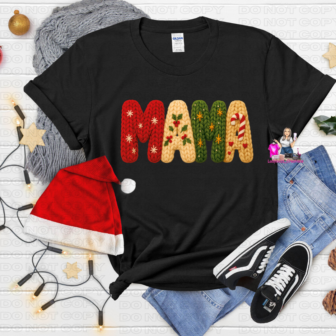 Mama/Christmas/Tshirt