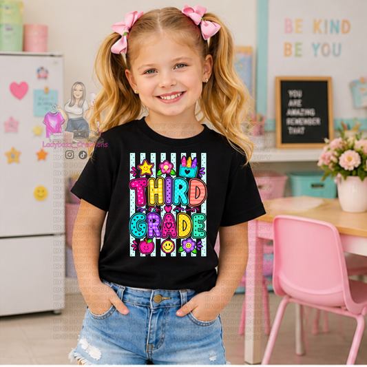 Back to School/Third Grade/School/kids/tshirts
