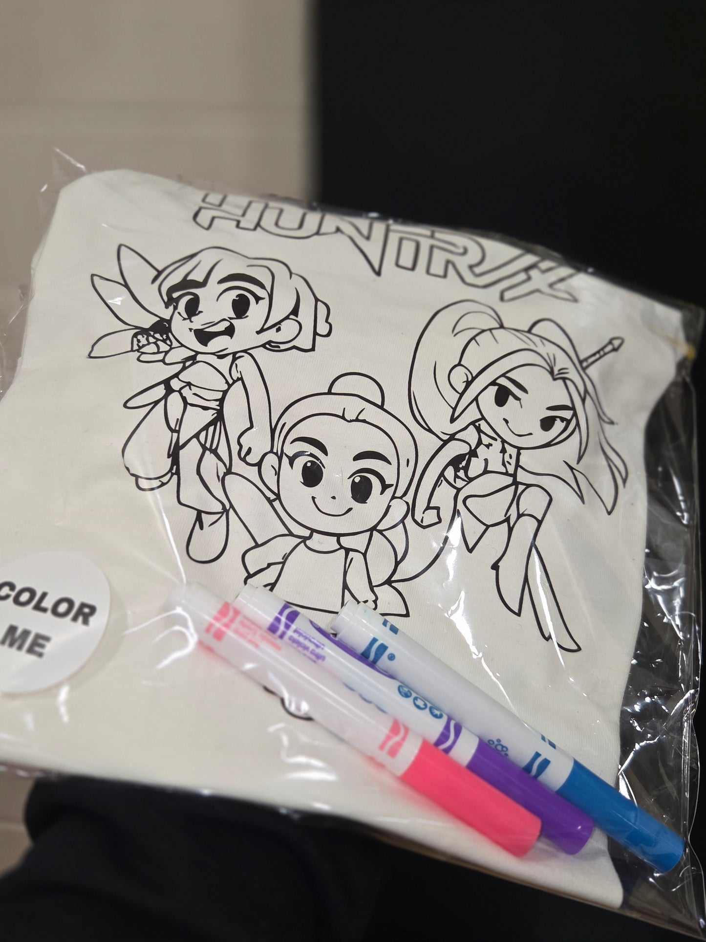 Huntrix Color Me Shirts/several options/kids