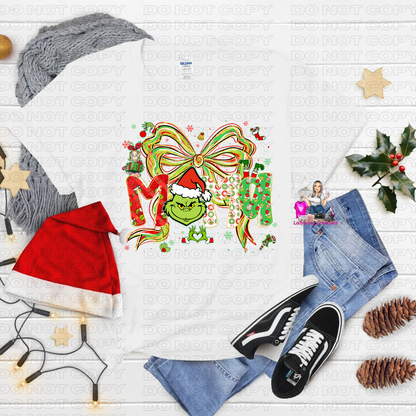 Grinch Mama, Nana, Mami and Grandma/Christmas/Tshirt
