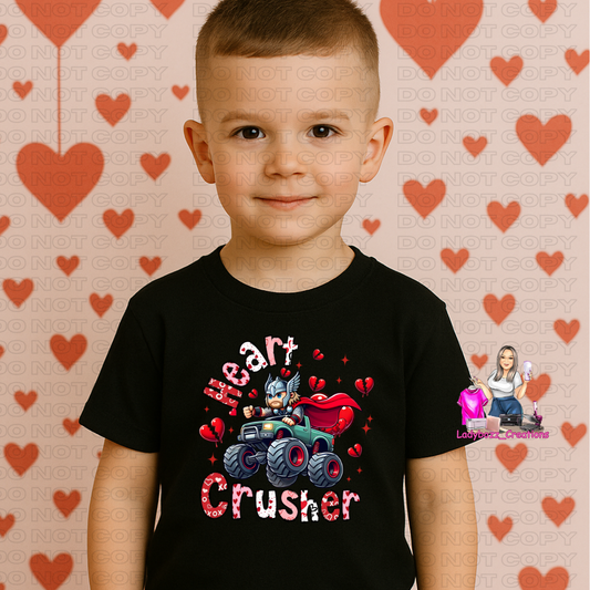Heart Crusher Spider Man/Valentines/kids/tshirts