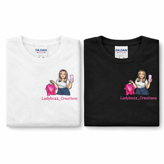 Custom Pocket Logo Embroidery T-Shirt