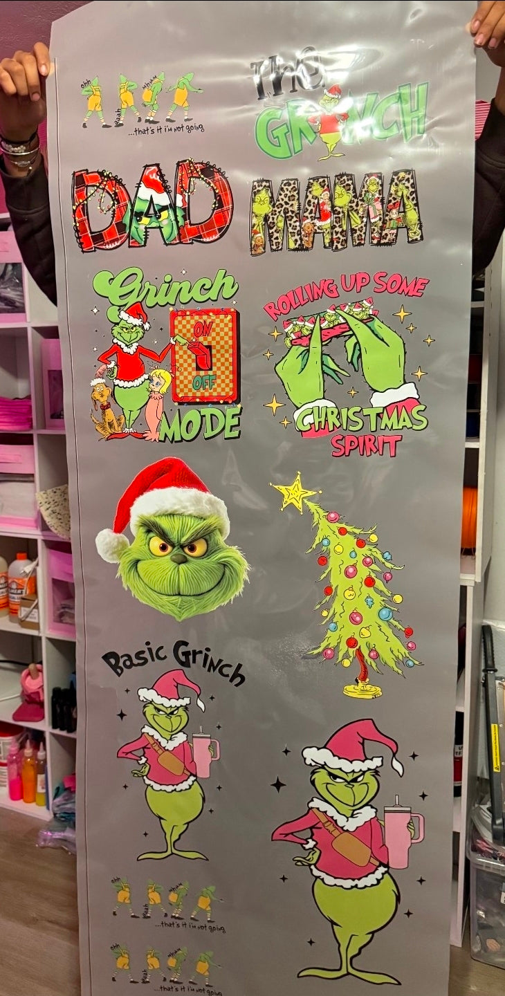 DTF Gansheet 5 different options