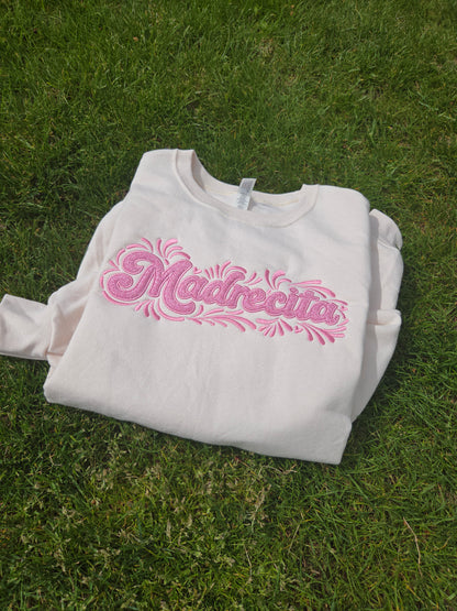 Madrecita Embroidery Appliqué Sweater