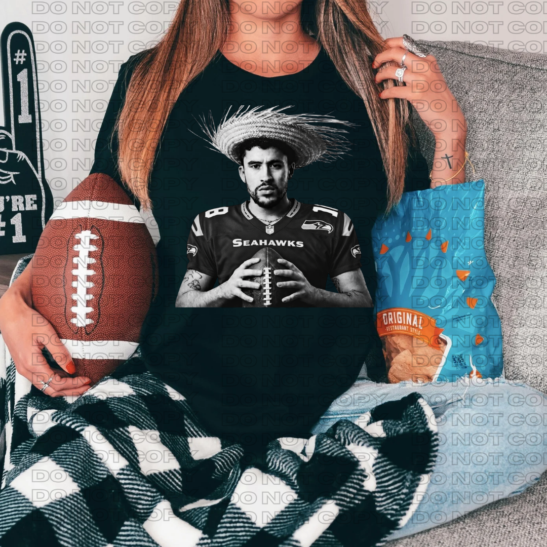 Bad Bunny/Seahawks/Tshirt or print only/Football/NFL