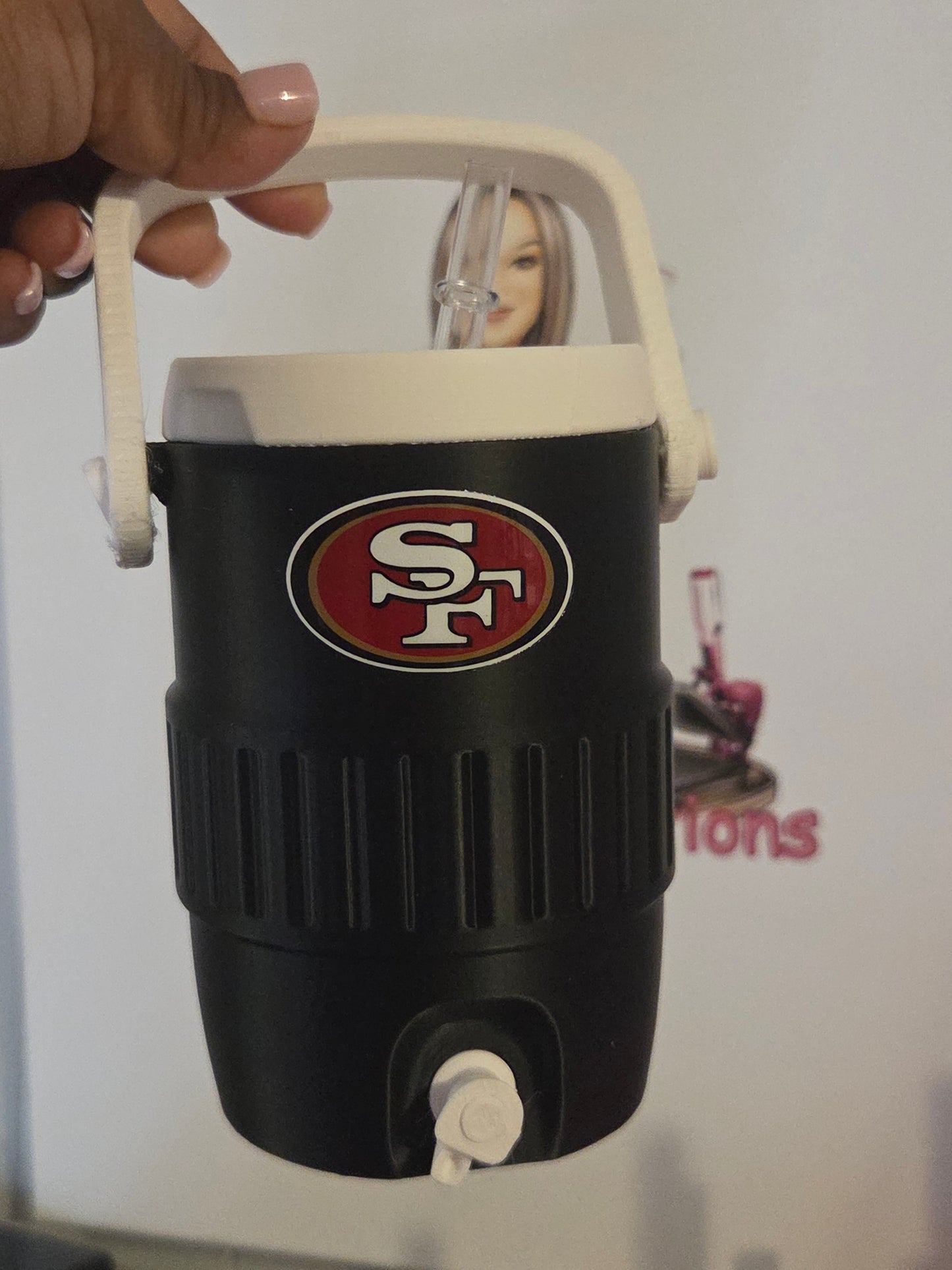 SF 3D Printed  Cup with Handle/Can Holder