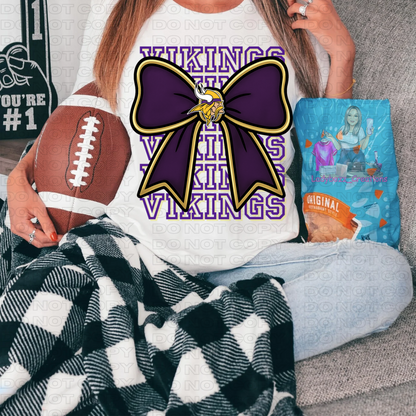 Football Coquette DTF PRINT ONLY/Every Team is on here/nfl